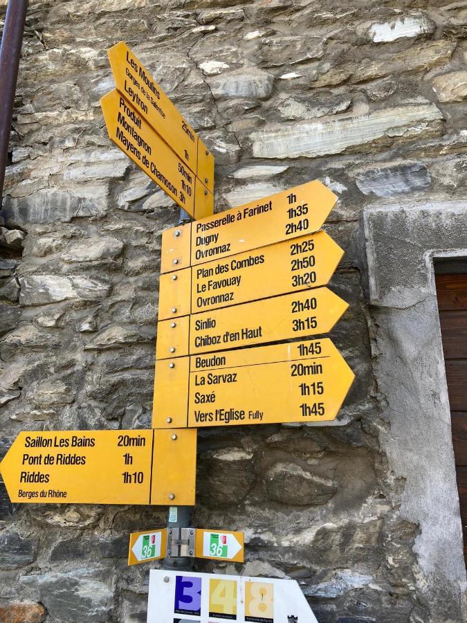 Un Moment De Detente Inoubliable Saillon-Les-Bain Exterior foto